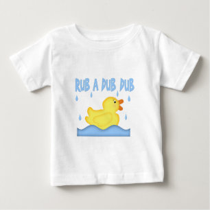 T-shirt Pour Bébé Caoutchouc Jaune Rub Ducb Un Dub Dub