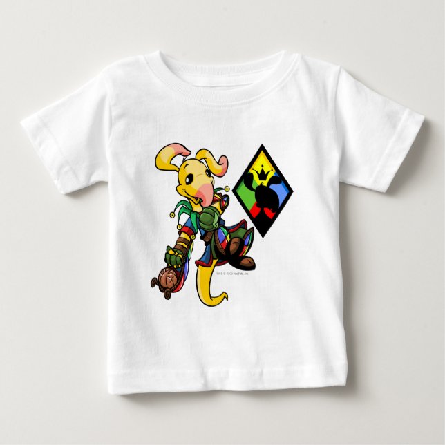 T-shirt Pour Bébé Capitaine 1 d'équipe d'île de Roo (Devant)