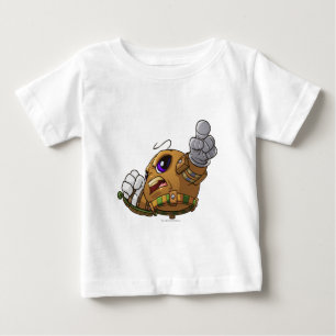 T-shirt Pour Bébé Capitaine 2 d'équipe de lac Kiko