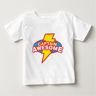 T-shirt Pour Bébé Capitaine Awesome