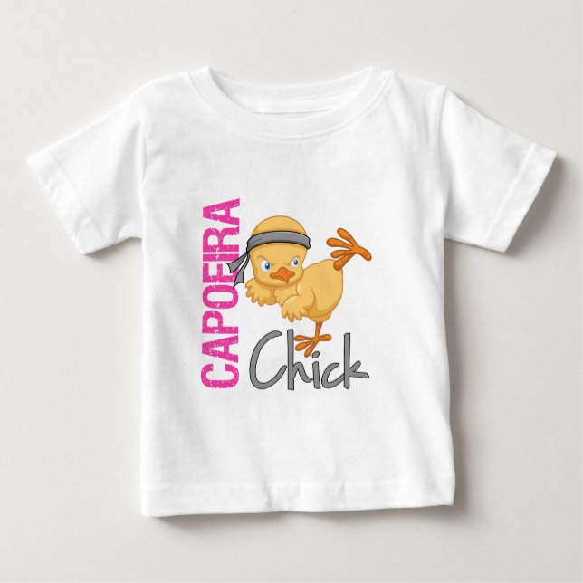 T-shirt Pour Bébé Capoeira Chick (Devant)