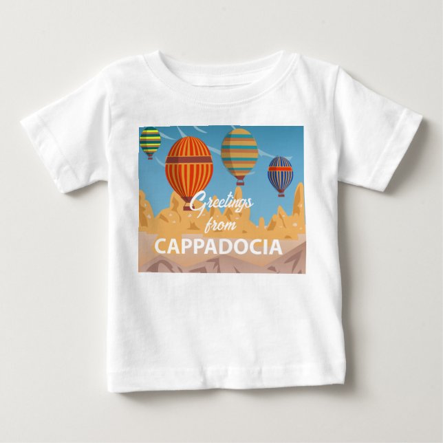 T-shirt Pour Bébé Cappadocia Turquie Travel Chemise de vacances (Devant)