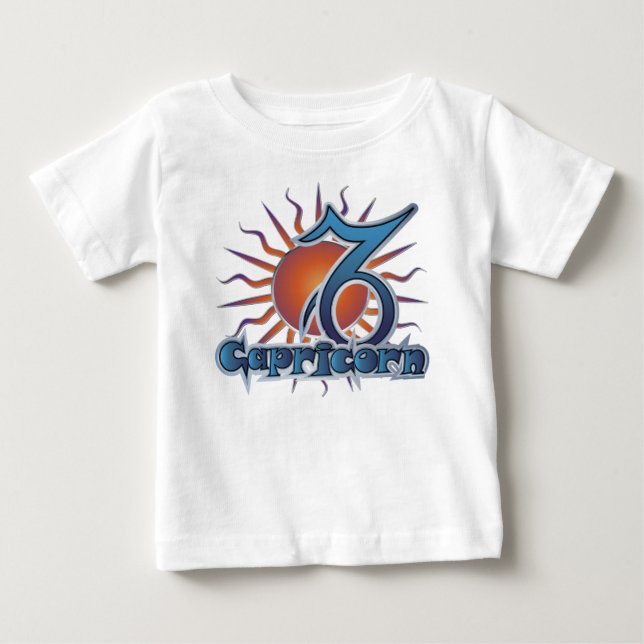 T-shirt Pour Bébé Capricorne (Devant)