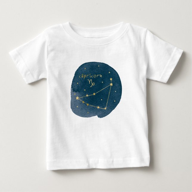 T-shirt Pour Bébé Capricorne (Devant)