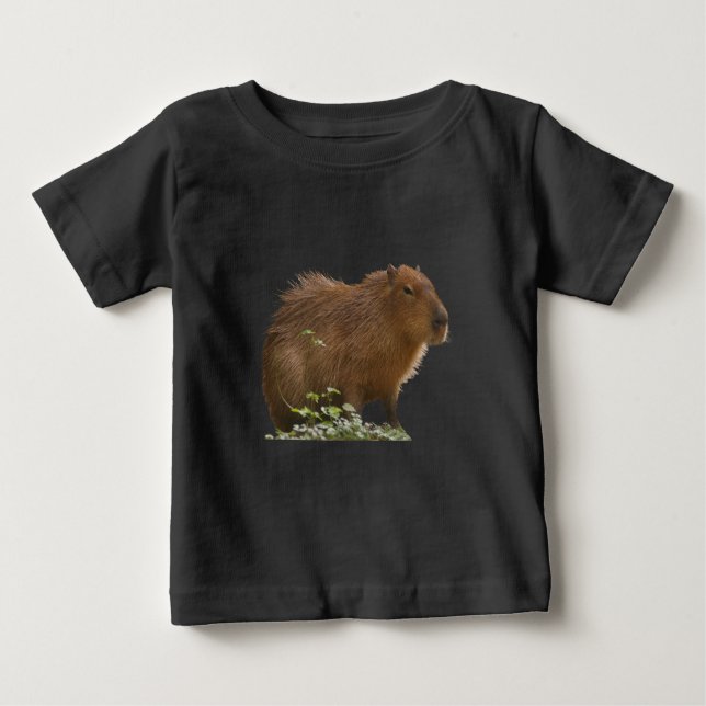 T-shirt Pour Bébé Capybara (Devant)