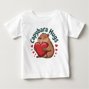 T-shirt Pour Bébé Capybara Hugs
