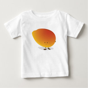 T-shirt Pour Bébé Caractère de sourire de mangue