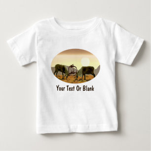 T-shirt Pour Bébé Caribou Duel