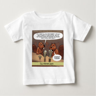 T-shirt Pour Bébé Caricature amusante du castor
