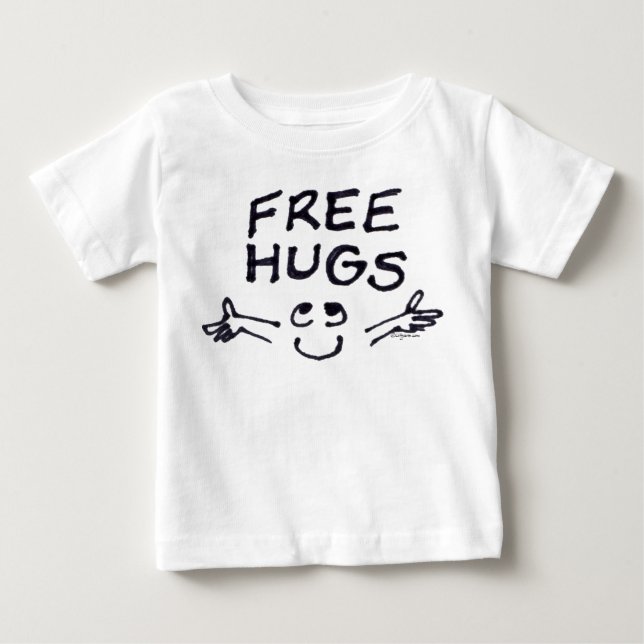 T-shirt Pour Bébé Caricature mignonne de caricatures de carreau (Devant)