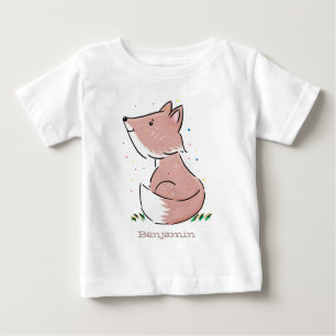 T-shirt Pour Bébé Caricature pour bébé renard