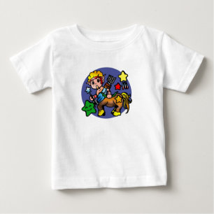 T-shirt Pour Bébé Caricature Sagittarius Archer Centaur