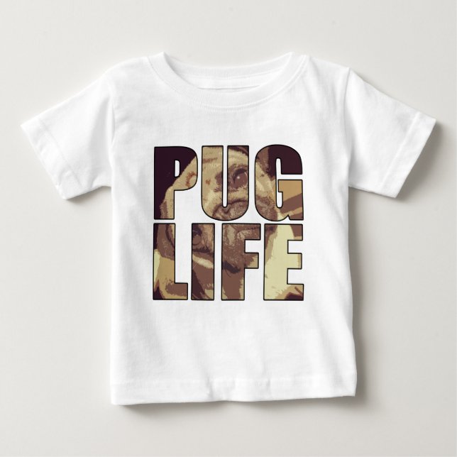 T-shirt Pour Bébé Carlin (Devant)