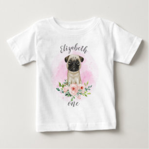 T-shirt Pour Bébé Carlin bébé Anniversaire T-shirt bébé