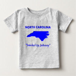 T-shirt Pour Bébé Caroline du Nord - Fume, Johnny !