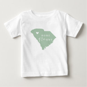 T-shirt Pour Bébé Caroline du Sud - Maison cultivée   Etat des coule