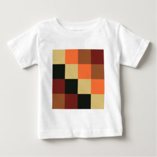 T-shirt Pour Bébé Carrés couleur