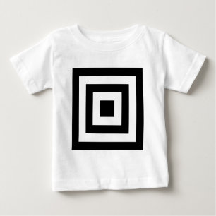 T-shirt Pour Bébé Carrés en Carré