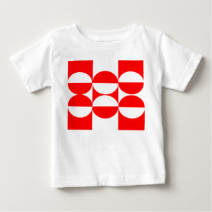 T-shirt Pour Bébé Carrés et cercles du Bauhaus