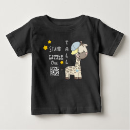 T-shirt Pour Bébé Cartoon personnalisé Baby Boy Giraffe