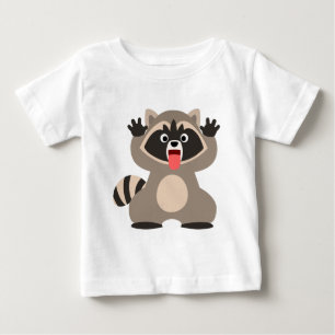T-shirt Pour Bébé Cartoon Raccoon pour bébé T-Sh