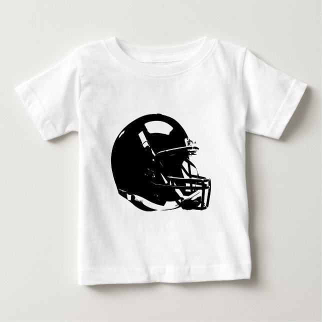 T-shirt Pour Bébé Casque de football Pop Art (Devant)