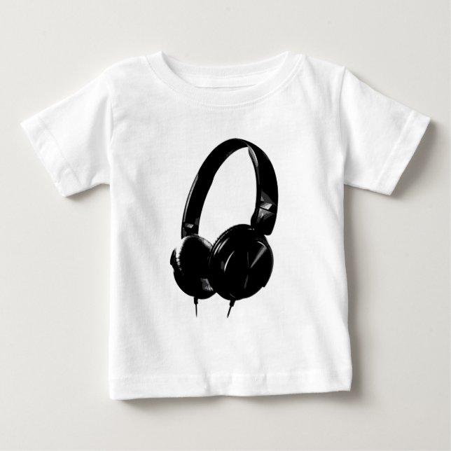 T-shirt Pour Bébé Casque Pop Art (Devant)