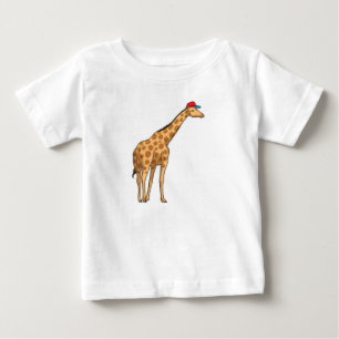 T-shirt Pour Bébé Casquette Giraffe