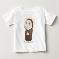 Catholique mignon de Clare de saint