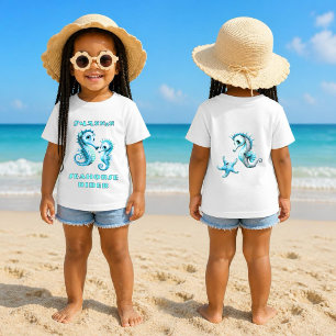 T-shirt Pour Bébé Cavalier hippocampe Enfants Plaisir Océan