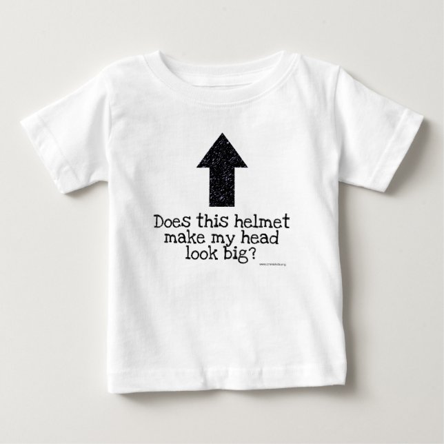 T-shirt Pour Bébé Ce casque rend-il mon sembler principal grand ? (Devant)