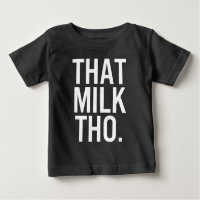 Ce lait pourtant chemise bébé noir