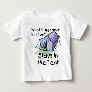 T-shirt Pour Bébé Ce qui se passe à la tente