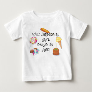 T-shirt Pour Bébé Ce qui se produit aux SÉJOURS de Gigi chez Gigi !