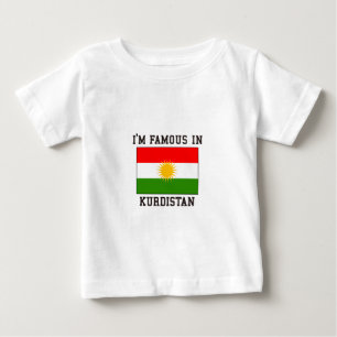 T-shirt Pour Bébé Célèbre au Kurdistan