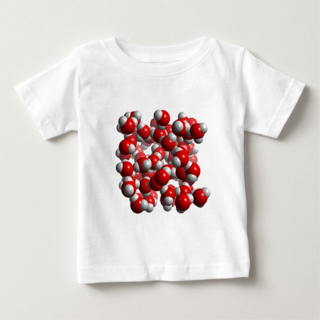 T-shirt Pour Bébé cellules de l'eau (Devant)
