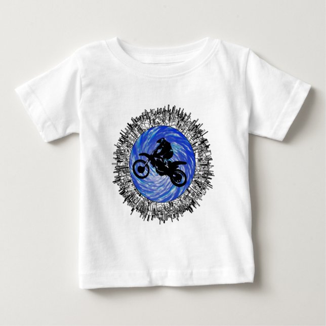 T-SHIRT POUR BÉBÉ CENTRE DE CONTRÔLE DE LA MISSION DE MX (Devant)