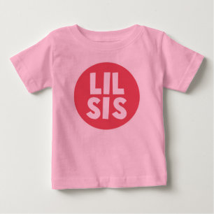 T-shirt Pour Bébé Cercle Lil Sis