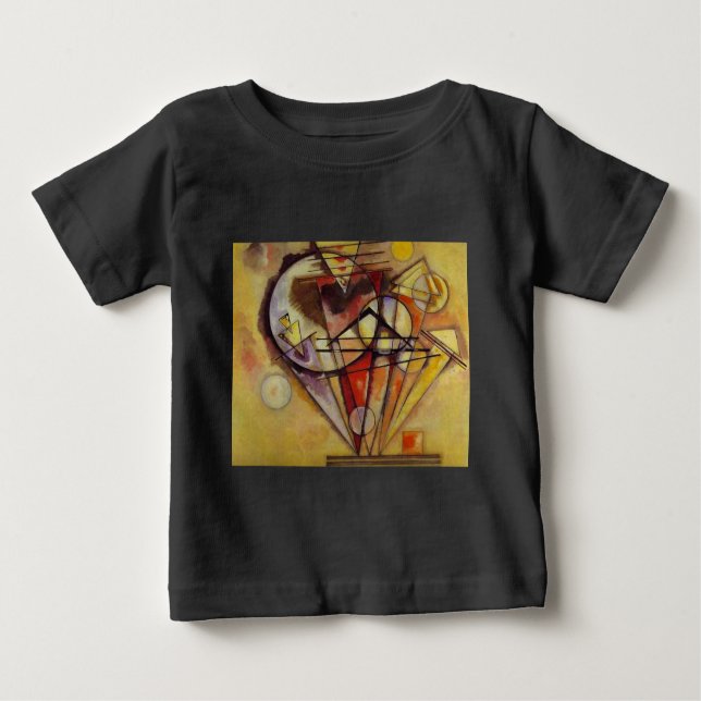T-shirt Pour Bébé Cercles Abstraits Kandinsky (Devant)