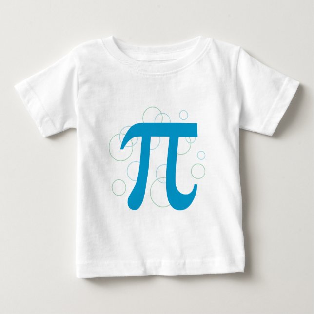 T-shirt Pour Bébé Cercles Pi (Devant)