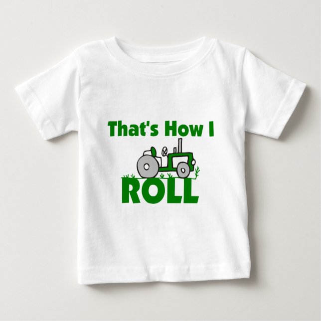 T-shirt Pour Bébé C'est comment je roule (Devant)