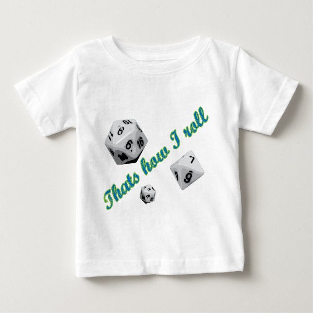 T-shirt Pour Bébé C'est comment je roule des matrices (Devant)