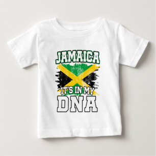 T-shirt Pour Bébé C'est dans mon ADN Jamaïcain Pride Jamaïque Drapea