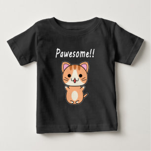 T-shirt Pour Bébé C'est génial ! ! Chat Tabby Ginger