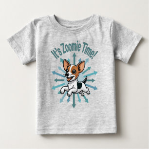 T-shirt Pour Bébé C'est le moment Zoomie Rat Terrier
