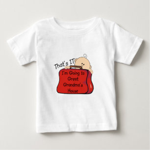 T-shirt Pour Bébé C'est lui grande grand-maman