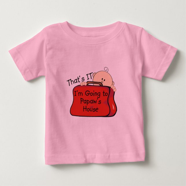 T-shirt Pour Bébé C'est lui papaye (Devant)