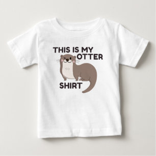 T-shirt Pour Bébé C'Est Ma Chemise En Otter
