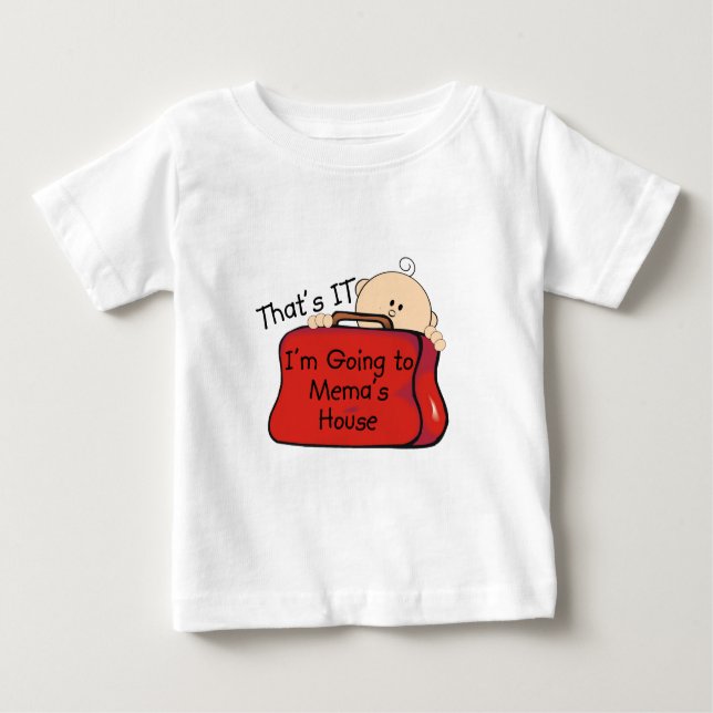 T-shirt Pour Bébé C'est Mema (Devant)