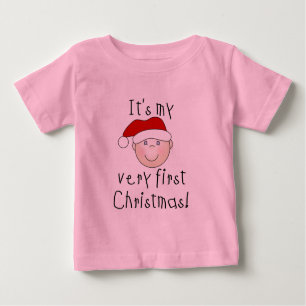 T-shirt Pour Bébé C'est mon 1er Noël